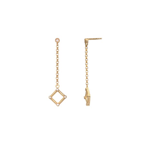 Dyana Earrings with lab-grown diamonds - Obrázek 2