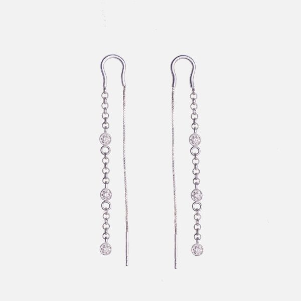 Eden drop Earrings with lab-grown diamonds