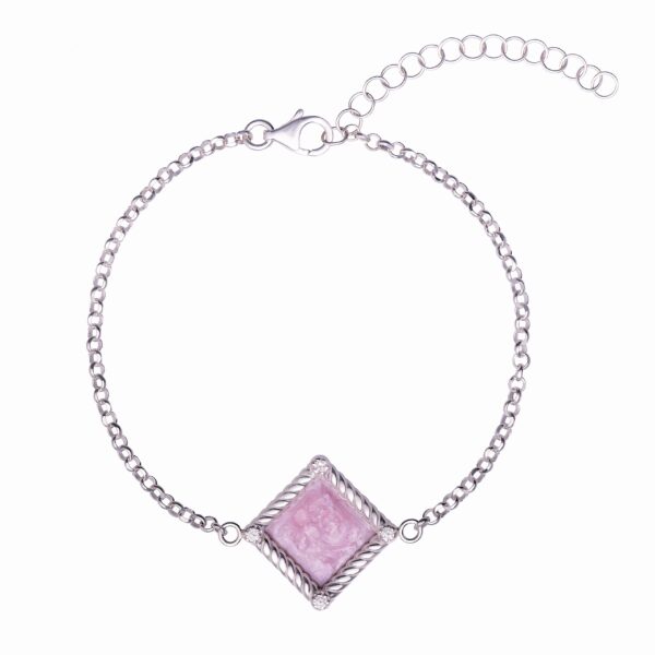 Olympia bracelet with lab-grown diamonds and enamel - Obrázek 2