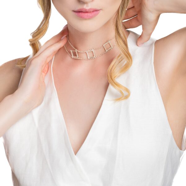 Dyana Choker Necklace with lab-grown diamonds - immagine 2